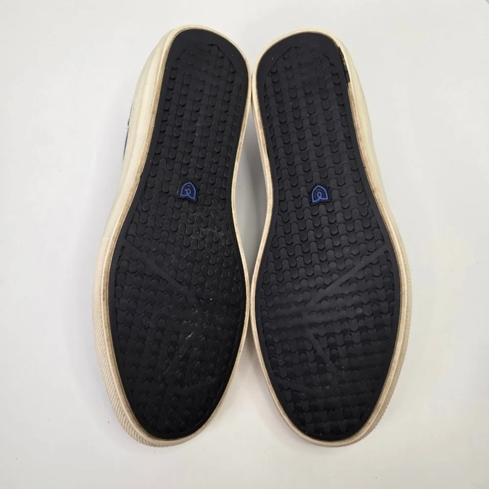 Rothy's Mens 11 RS01 Sneaker Navy Blue Knit Sustainable Lace Up Low Top